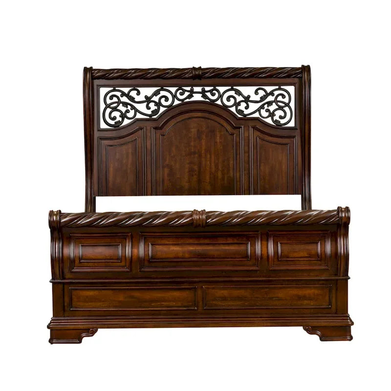 Gracewood Hollow Arbor Place Brownstone Sleigh Bed
