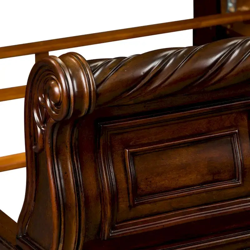 Gracewood Hollow Arbor Place Brownstone Sleigh Bed